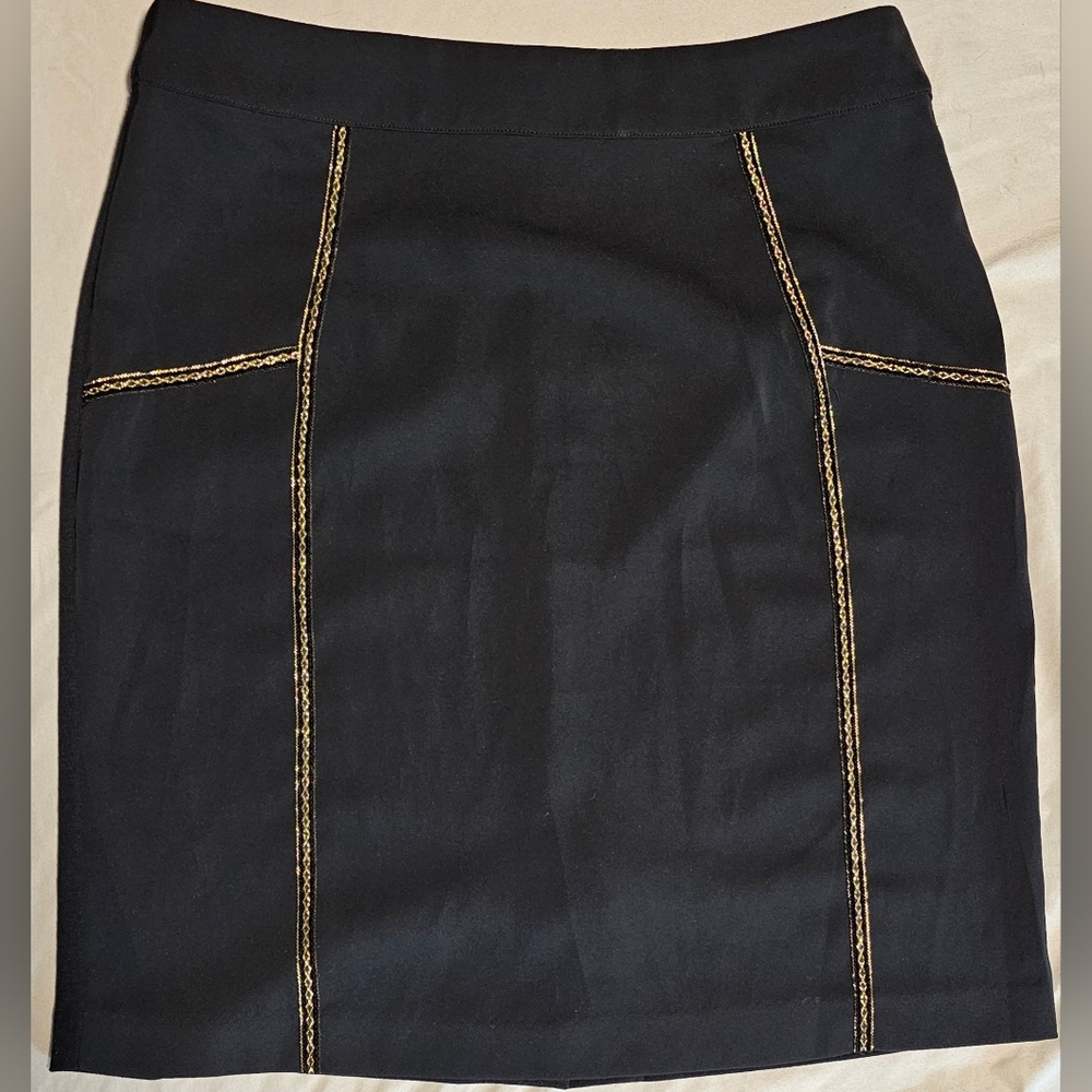 Brixon Ivy Size: L Black Pencil Skirt